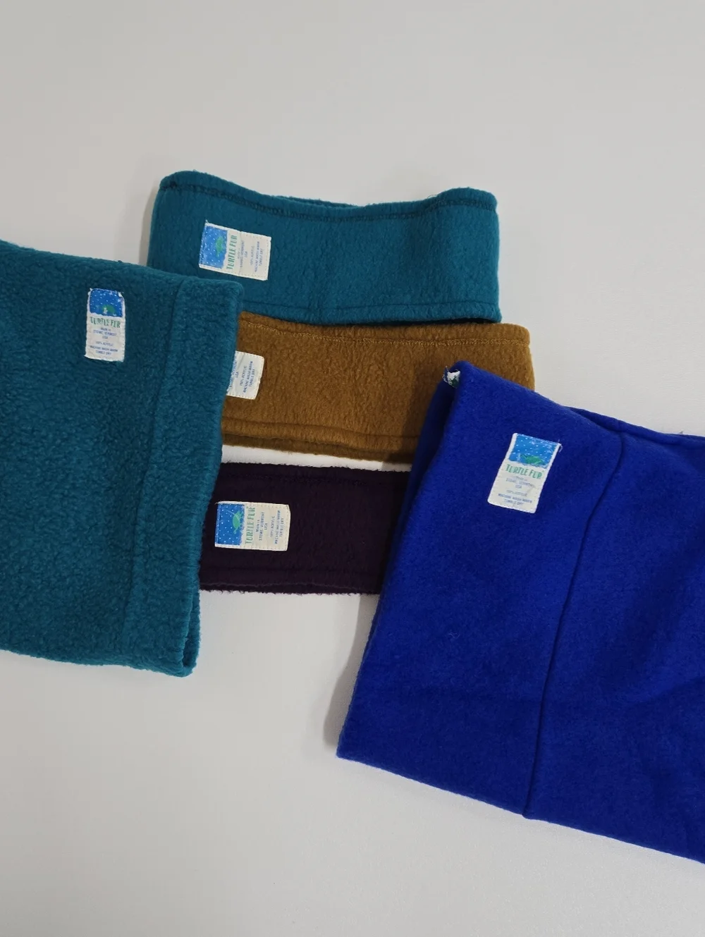 VTG Fleece‎ Made USA Turtle Fur Ski  Headband And Gaiter Bundle Retro 5 Piece